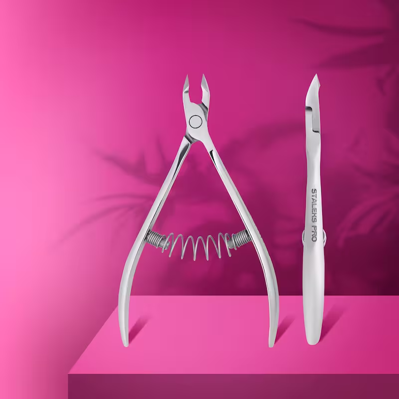klijesta za zanoktice 5 mm s oprugom na pink podlozi